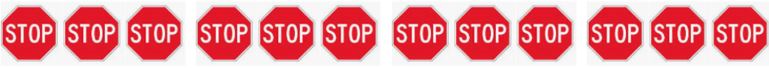 stop sign string